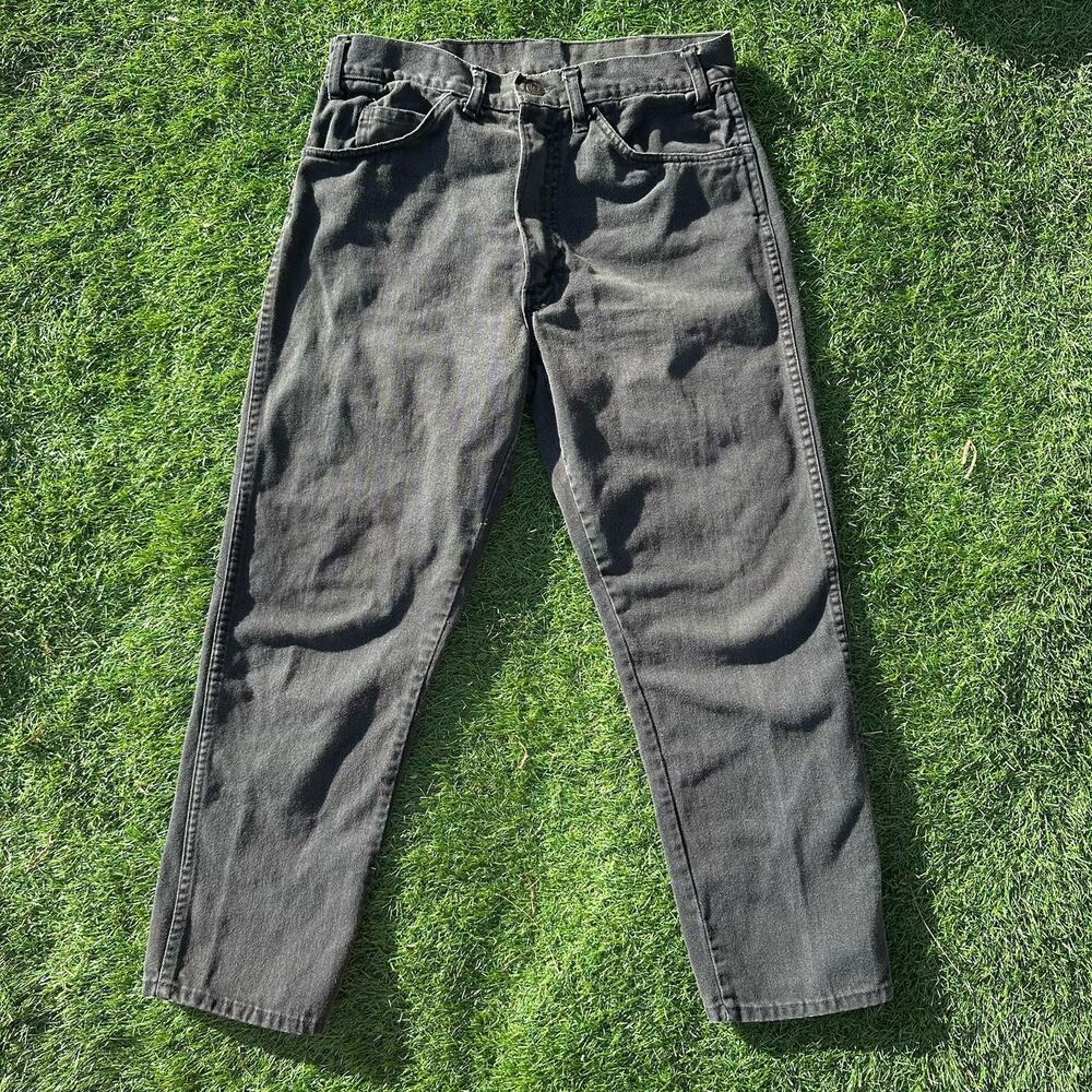 Vintage‎ Levi Strauss Jeans Men Size 30 x 25.5 Gray Talon Zipper